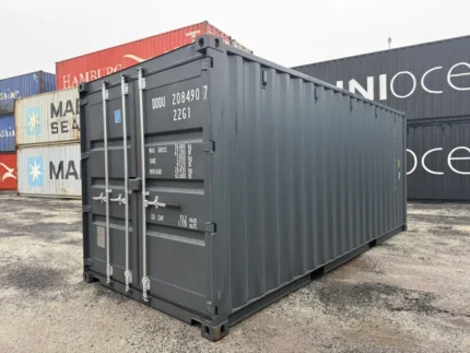 Contentor Marítimo 20 pés (6m) DV Cinzento – Novo